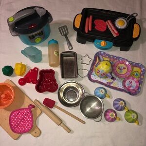 Kids play kitchen appliances playgo griddle